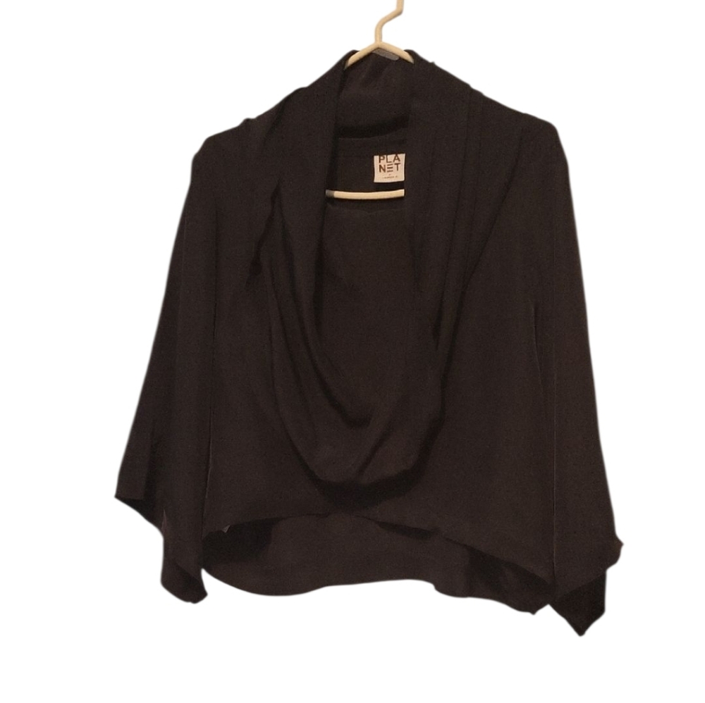 Black Women's  Polysilk Blouse